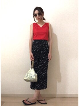 rikakukoさん（レディース・161cm）の夏コーディネート