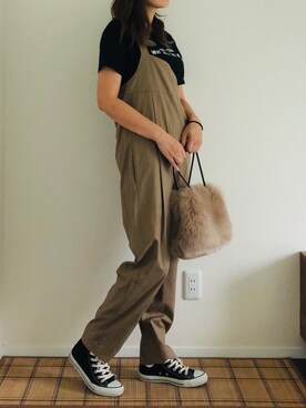 「jiggys shop（ジギーズショップ）のアイテム」を使った、meguyanさん（レディース・164cm）の秋コーディネート