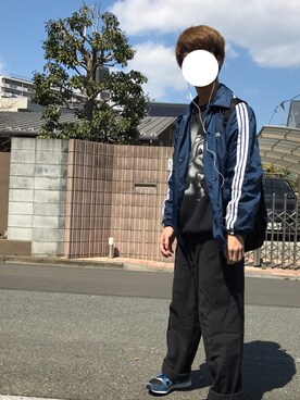 「KangaROOS（カンガルーズ）のアイテム」を使った、かにかまさん（メンズ・170cm）の春コーディネート