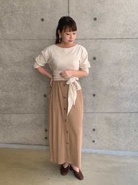 Nodoka.さん（レディース・154cm）の夏コーディネート