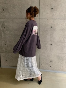 「うしろ姿」｜Nodoka.さん（レディース・154cm）の夏コーディネート