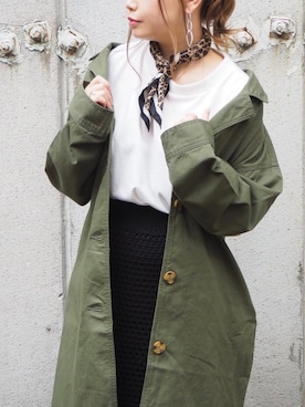 「sango（sango）のアイテム（その他アウター）」を使った、Nodoka.さん（レディース・154cm）の秋コーディネート