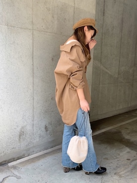 「sango（sango）のアイテム（トップス）」を使った、Nodoka.さん（レディース・154cm）の秋コーディネート