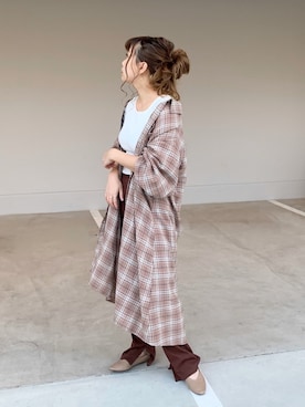 「sango（sango）のアイテム（トップス）」を使った、Nodoka.さん（レディース・154cm）の秋コーディネート