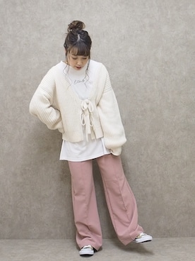 「sango（sango）のアイテム（トップス）」を使った、Nodoka.さん（レディース・154cm）の冬コーディネート