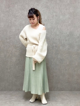 Nodoka.さん（レディース・154cm）の冬コーディネート