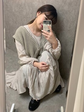 Nodoka.さん（レディース・154cm）の冬コーディネート