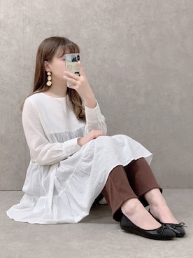 Nodoka.さん（レディース・154cm）の春コーディネート