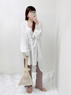 「sango（sango）のアイテム（トップス）」を使った、Nodoka.さん（レディース・154cm）の春コーディネート