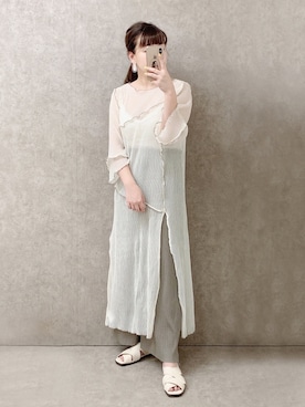 Nodoka.さん（レディース・154cm）の春コーディネート