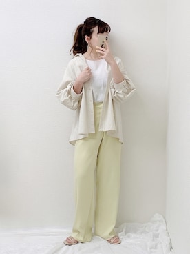 「sango（sango）のアイテム（トップス）」を使った、Nodoka.さん（レディース・154cm）の春コーディネート