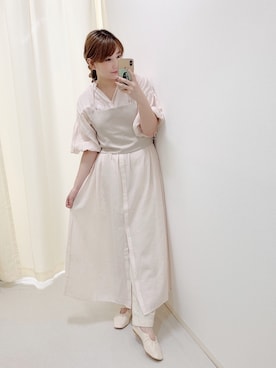 「消えそうな色コーデ」｜「アイテム（その他）」を使った、Nodoka.さん（レディース・154cm）の夏コーディネート
