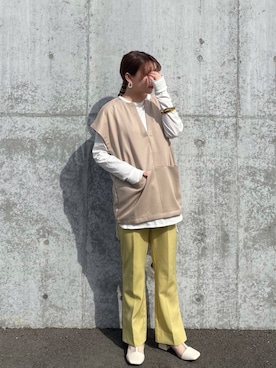 「春めきシューズ」｜「アイテム（その他）」を使った、Nodoka.さん（レディース・154cm）の春コーディネート