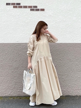 「春めきシューズ」｜「アイテム（その他）」を使った、Nodoka.さん（レディース・154cm）の春コーディネート