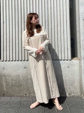 「ビーサンコーデ」｜Nodoka.さん（レディース・154cm）の春コーディネート