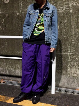 「seedleSs（シードレス）のアイテム」を使った、Fumiyaさん（メンズ・180cm）の冬コーディネート