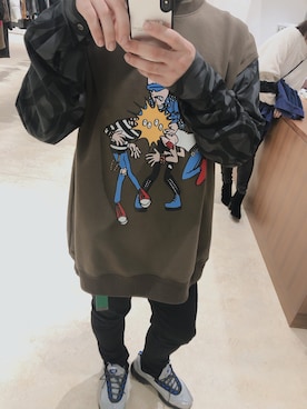 「BlackEyePatch（ブラックアイパッチ）のアイテム（シューズ）」を使った、たーさん（メンズ・175cm）の夏コーディネート