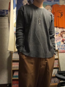 「CHRISTIAN DADA（クリスチャンダダ）のアイテム（アクセサリー）」を使った、たーさん（メンズ・175cm）の秋コーディネート