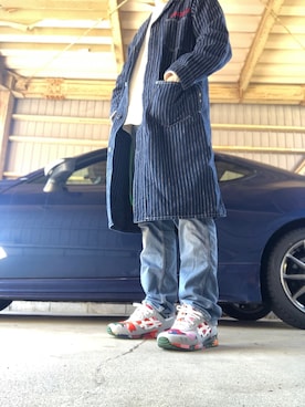 「AMBUSH（アンブッシュ）のアイテム（スウェット）」を使った、たーさん（メンズ・175cm）の冬コーディネート