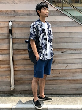 nano・universe men’s STAFFさん（メンズ・174cm）の夏コーディネート
