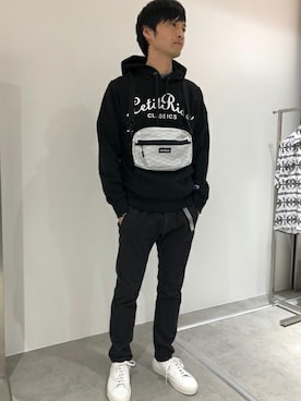 「WILD THINGS（ワイルドシングス）のアイテム（バッグ）」を使った、nano・universe men’s STAFFさん（メンズ・174cm）の春コーディネート