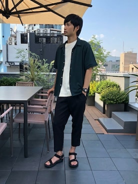 nano・universe men’s STAFFさん（メンズ・174cm）の夏コーディネート