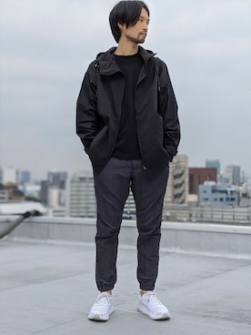 「NANO universe（ナノユニバース）のアイテム（その他アウター）」を使った、nano・universe men’s STAFFさん（メンズ・174cm）の秋コーディネート