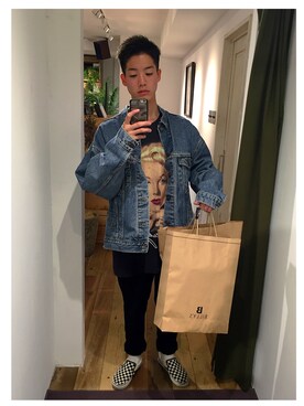 「trinity（トリニティ）のアイテム」を使った、ﾖｼｷさん（メンズ・173cm）の秋コーディネート