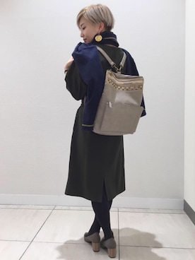 ear_PAPILLONNERさん（レディース・154cm）の冬コーディネート