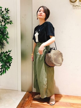 ear_PAPILLONNERさん（レディース・155cm）の春コーディネート