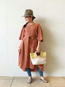 ear_PAPILLONNERさん（レディース・156cm）の春コーディネート