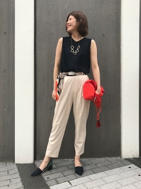 ear_PAPILLONNERさん（レディース・167cm）の夏コーディネート