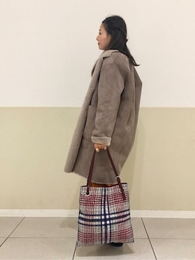 「ear PAPILLONNER（イアパピヨネ）のアイテム（その他アウター）」を使った、ear_PAPILLONNERさん（レディース・156cm）の秋コーディネート