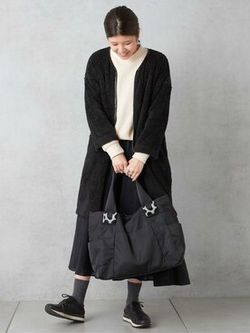「ear PAPILLONNER（イアパピヨネ）のアイテム（その他アウター）」を使った、ear_PAPILLONNERさん（レディース・167cm）の秋コーディネート