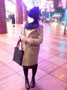 「happy new year」｜Hana🇹🇼さん（レディース・159cm）の冬コーディネート