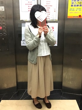 「日常」｜「アイテム（モカシン/デッキシューズ）」を使った、Hana🇹🇼さん（レディース・159cm）の春コーディネート