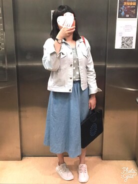 「school」｜「アイテム（ジャケット/アウター）」を使った、Hana🇹🇼さん（レディース・159cm）の春コーディネート