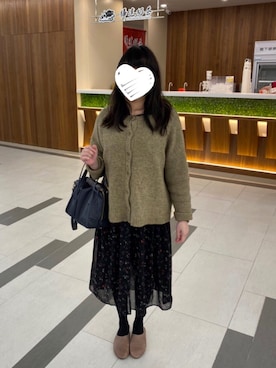 「FOSSIL（フォッシル）のアイテム（ハンドバッグ）」を使った、Hana🇹🇼さん（レディース・159cm）の冬コーディネート