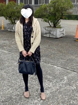 「FOSSIL（フォッシル）のアイテム（ハンドバッグ）」を使った、Hana🇹🇼さん（レディース・159cm）の冬コーディネート