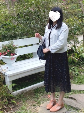 「FOSSIL（フォッシル）のアイテム（ハンドバッグ）」を使った、Hana🇹🇼さん（レディース・159cm）の春コーディネート