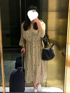 「travel」｜「アイテム（腕時計）」を使った、Hana🇹🇼さん（レディース・159cm）の春コーディネート