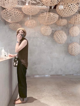 「Daniel Wellington（ダニエルウェリントン）の販売終了クラシックペティット アッシュフィールド32mm（アナログ腕時計）」を使った、kaahookさん（レディース・166cm）の秋コーディネート