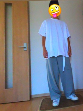 「AZUL by moussy（アズールバイマウジー）のアイテム（キャップ）」を使った、はくとさん（メンズ・175cm）の夏コーディネート