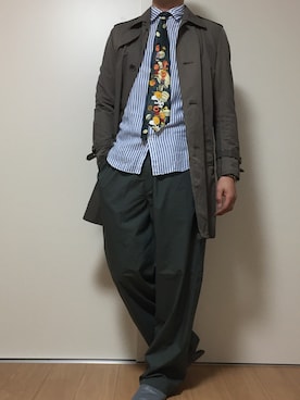 カタツムリさん（メンズ・182cm）の春コーディネート