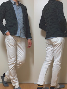 「J.FERRY（ジェイフェリー）のアイテム（ジャケット/アウター）」を使った、カタツムリさん（メンズ・182cm）の春コーディネート