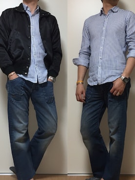 カタツムリさん（メンズ・182cm）の春コーディネート