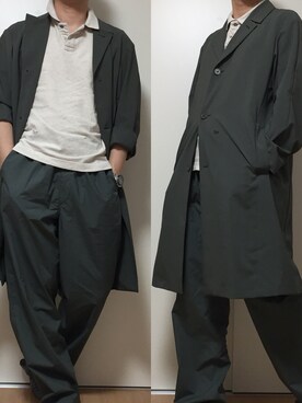 カタツムリさん（メンズ・182cm）の春コーディネート