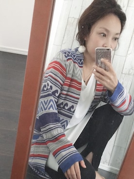 「ムラサキスポーツ（ムラサキスポーツ）のアイテム（その他アウター）」を使った、kaedeさん（レディース・156cm）の秋コーディネート