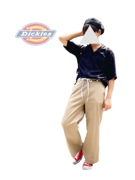 「CIAOPANIC TYPY（チャオパニックティピー）のアイテム（ハンチング/ベレー帽）」を使った、🌌   K u r o ™さん（メンズ・171cm）の夏コーディネート
