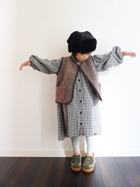 「PATRICK（パトリック）のアイテム」を使った、kotoさん（キッズ・100cm）の秋コーディネート